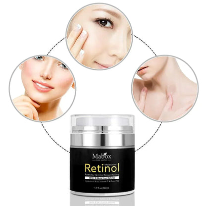 Mabox Retinol 2.5% Vitamin E Facial Moisturizer Cream